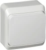 BA10-004B Выключатель накладной одноклавишный (белый) Systeme Electric BA10-004B