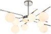 642/8P Silver Потолочная люстра на штанге Escada Sphere 642/8P Silver (220V, шарики)
