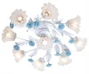 Fiori di rose 112.8.1 Потолочная люстра Lucia Tucci Fiori Di Rose 112.8.1 (220V, муранское стекло, цветы, ветки, розы)