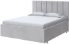 2023088 PROxSON Кровать Modern Large (Ткань: Велюр Teddy Стальной) 200x200