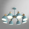 Rolla01 Потолочная люстра на штанге Rolla 8 Blueice By ImperiumLoft Rolla01