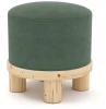 221165 Пуф Arsko Сканди 1 зеленый велюр