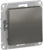 ATN000911 Выключатель встраиваемый одноклавишный (сталь) Systeme Electric AtlasDesign ATN000911