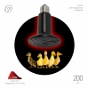 FITO-200W-НQ Лампочка инфракрасная E27 220 Вт ЭРА FITO-200W-НQ