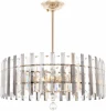 371409/8/350/570 GD Подвесная люстра хрустальная на штанге Arte Milano Sorrento-1409 371409/8/350/570 GD (220V)