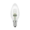 HCL-28/CL/E14 candle twisted Лампочка галогенная свеча прозрачная E14 28W Uniel HCL-28/CL/E14 candle twisted