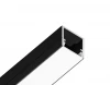 GP1650BK Алюминиевый профиль накладной 10*10 для светодиодной ленты до 8мм Ambrella Alum Profile GP1650BK
