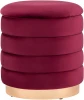 УТ000035902 Пуф Франсис с ящиком велюр винный УТ000035902