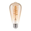 BL160 Лампочка светодиодная груша прозрачная, желтая E27 5W 2700K Elektrostandard BL160