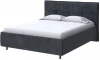 2016675 PROxSON Кровать Lino без основания (Ткань: Велюр Casa Графитовый) 120x200