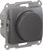 GSL001323 Диммер 400Вт (графит) Systeme Electric Glossa GSL001323