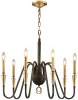 F1124-17 Подвесная люстра Alfa Light F1124-17 (220V, на цепи, свеча)