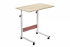 TD 0730 Стол многофункциональный на колесах, 60x40 см, «РОЛЛ», 2 ножки, регул.высота, мдф, металл, св. дерево, белый Bradex Home РОЛЛ TD 0730