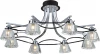 89102-8 chrome + wengue Потолочная люстра N-Light 89102 89102-8 chrome + wengue