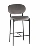 УТ000042504 Стул полубарный Бриф VD велюр серый Stool Group УТ000042504