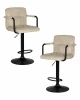 LM-5011-N_B-M_VV-LAR-E2041-04 Набор 2 шт стул барный DOBRIN KRUGER ARM BLACK (бежевый вельвет (LAR-E2041-04))