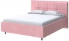 2016025 PROxSON Кровать Lino без основания (Ткань: Велюр Casa Жемчужно-розовый) 180x200