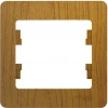 GSL000501 Рамка на 1 пост (дуб) Systeme Electric Glossa GSL000501