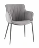 УТ000041930 Стул Stool Group Твигги велюр серый, каркас серый УТ000041930