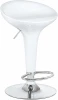 1004-LM BOMBA,  цвет сиденья белый, цвет основания хром Стул барный BOMBA (белый)