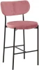 УТ000028061 Стул полубарный Stool Group Барбара велюр пыльно-розовый УТ000028061