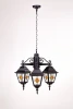 79970МlgY/3 Bl Уличный светильник подвесной Oasis Light QUADRO M lead GLASS 79970МlgY/3 Bl (220V, на цепи, IP44)