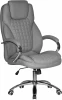 114B-LMR CHESTER, цвет серый Офисное кресло для руководителей DOBRIN CHESTER (серый) 114B-LMR CHESTER, цвет серый