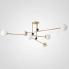 JESI01 Люстра на штанге Jesi Gold ImperiumLoft Jesi01 (185383-26) (220V, шарики)