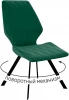 00-00079496 Стул DikLine 243 поворотный K13 изумруд, ножки черные арт.00-00079496