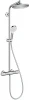 27268000 Душевая стойка Hansgrohe Crometta S 240 1jet Showerpipe EcoSmart 27268000 9 л