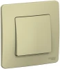 BLNVS010607 Выключатель встраиваемый одноклавишный (бежевый) Systeme Electric Blanca BLNVS010607