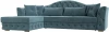 121583L Диван угловой Артис левый угол (Бирюзовый/Велюр) Лига Диванов арт.121583L