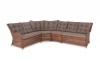 BS6-4-MODULE brown Модульный диван из ротанга, цвет коричневый 4SIS Бергамо BS6-4-MODULE brown