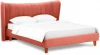 574801 Кровать Queen II Agata L ОГОГО (арт.574801), (Ткань/Оранжевый)
