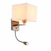 A9249AP-2AB Бра для чтения Arte Lamp Hall A9249AP-2AB (220V, выключатель, куб)