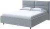 2013988 PROxSON Кровать Pado без основания (Ткань: Велюр Gratta 3 Утренний туман) 160x200