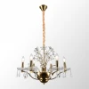 LSP-6011 Подвесная люстра Lussole Rains LSP-6011 (220V, хрусталь, на цепи, подсвечник, свеча)