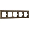 W0051512 Рамка на 5 постов (бронза) W0051512 (a050940)
