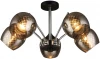 MD.QH-0021-5 CH+BK Потолочная люстра на штанге Imex MD.QH-0021-5 CH+BK