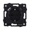 REA-004BM Розетка штепсельная SCHUKO 16A/250 В с USB A+C 20W, черный матовый Kollinger REA-004BM для Aspekt, Eleganz, Reflex