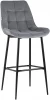 УТ000034998 Стул барный Stool Group Флекс велюр серый УТ000034998