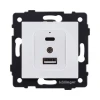 REA-037WH Розетка USB A+C 20W белый Kollinger REA-037WH для Aspekt, Eleganz, Reflex
