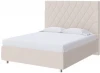 1923119 PROxSON Кровать Rhomby без основания (Ткань: Рогожка Тетра Молочный) 140x200