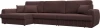 129312L Диван угловой Лига-057 НПБ Лонг угол левый Лига Диванов (Замша) арт.129312L