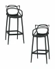 LMZL-PP601C-N2_P_B-03 Набор 2 шт Стул барный DOBRIN MASTERS BAR (чёрный (B-03)) LMZL-PP601C-N2_P_B-03 Dobrin D0000000000000013303
