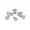 866/5PF-Chrome Потолочная люстра IDLamp Clairette 866/5PF-Chrome
