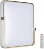7680/EL Настенно-потолочный светильник Sonex Olidi White 7680/EL пластик/золотой LED 70Вт 3000-6000К 490х485 IP43 пульт ДУ (220V)