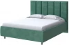 2016692 PROxSON Кровать Routa без основания (Ткань: Велюр Casa Изумрудный) 90x190