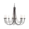 CB8-BLACK Подвесная люстра Elstead Carisbrooke CB8-BLACK