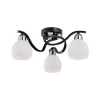 389/3PF-Blackchrome Потолочная люстра IDLamp Gioconda 389/3PF-Blackchrome
